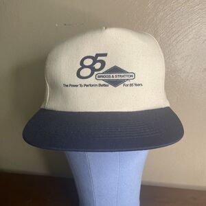 Vintage 90’s BRIGGS & STRATTON 85 Years Advertising Snapback Hat/Cap